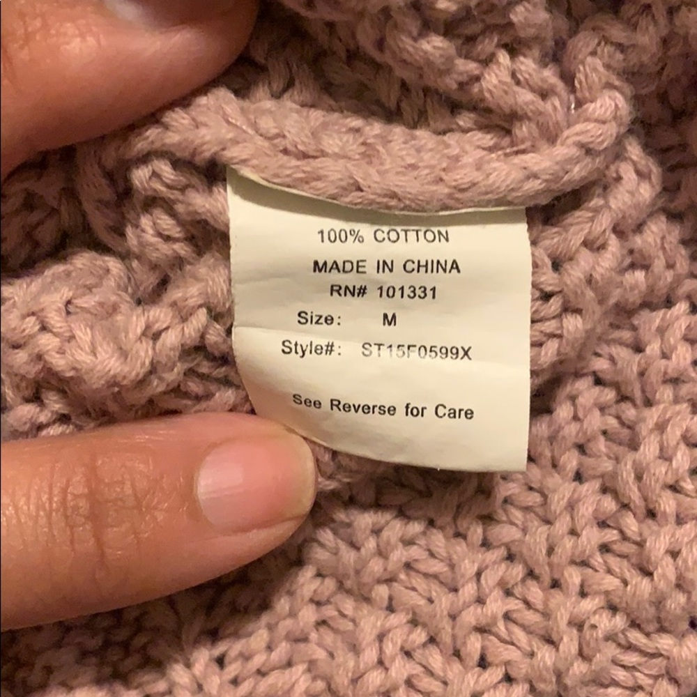 Pink knitted sweater - Picture 4 of 4